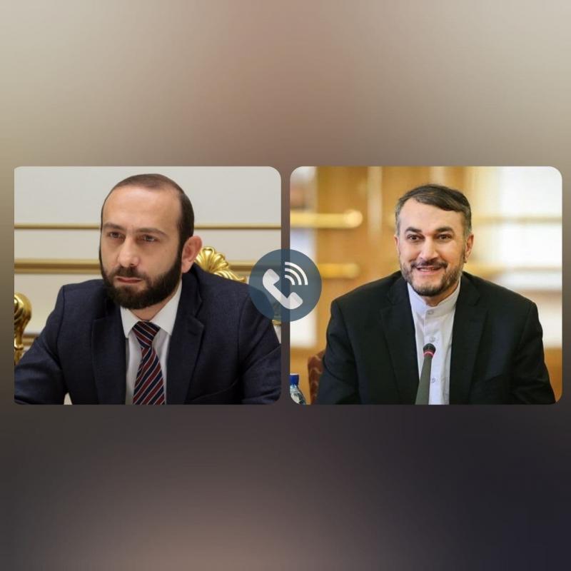 <span>تبریک وزیر امور خارجه جمهوری ارمنستان به دکتر حسین امیر عبداللهیان</span>
