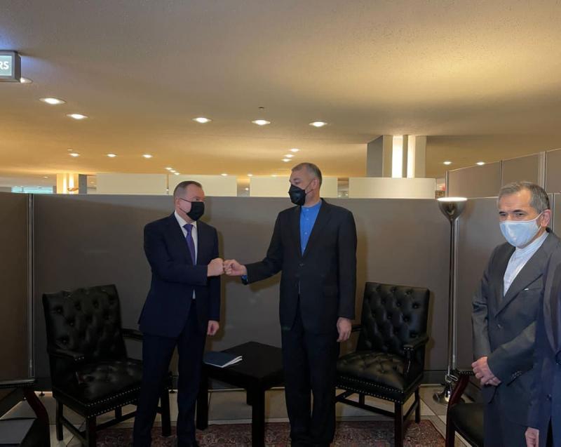 <span>ملاقات وزرای خارجه ایران و بلاروس</span>
