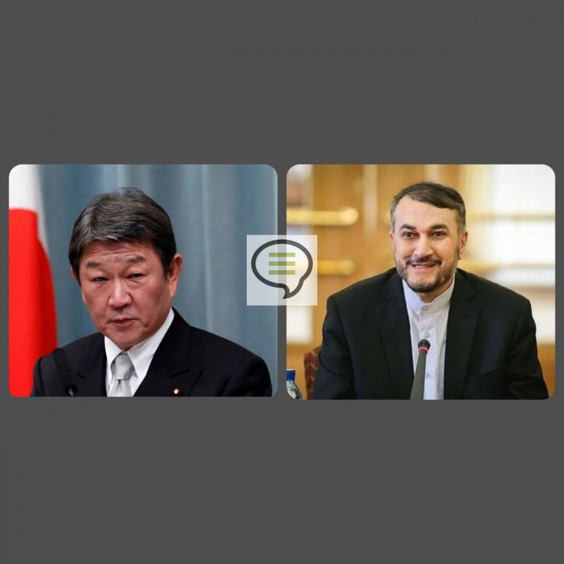 <span>پیام تبریک وزیر امور خارجه ژاپن به وزیر امور خارجه ایران</span>
