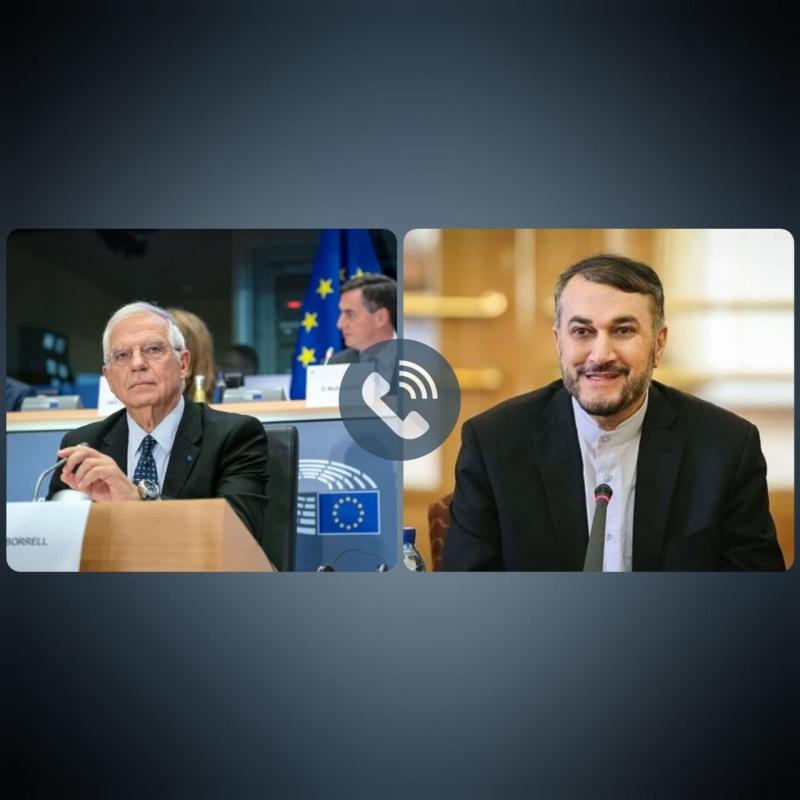 <span>وزیر امور خارجه ایران و مسئول سیاست خارجی اتحادیه اروپا درباره مذاکرات وین با یکدیگر گفتگو نمودند</span>
