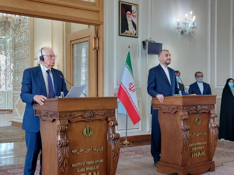 <span>مطالبات ایران از اتحادیه اروپا محور اصلی گفتگوی امیر عبداللهیان و جوزف بورل در تهران</span>
