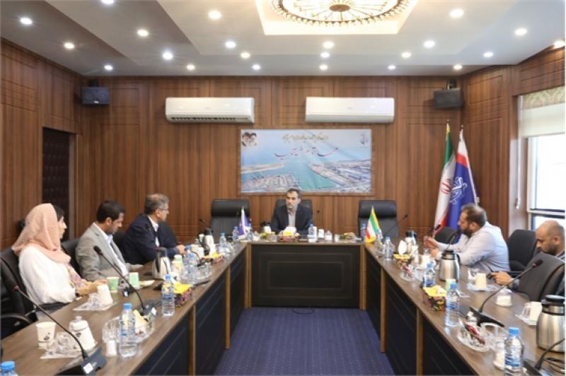<span>جلسه نمایندگان بانک V.T.B روسیه با مدیرکل بندر امیر آباد</span>
